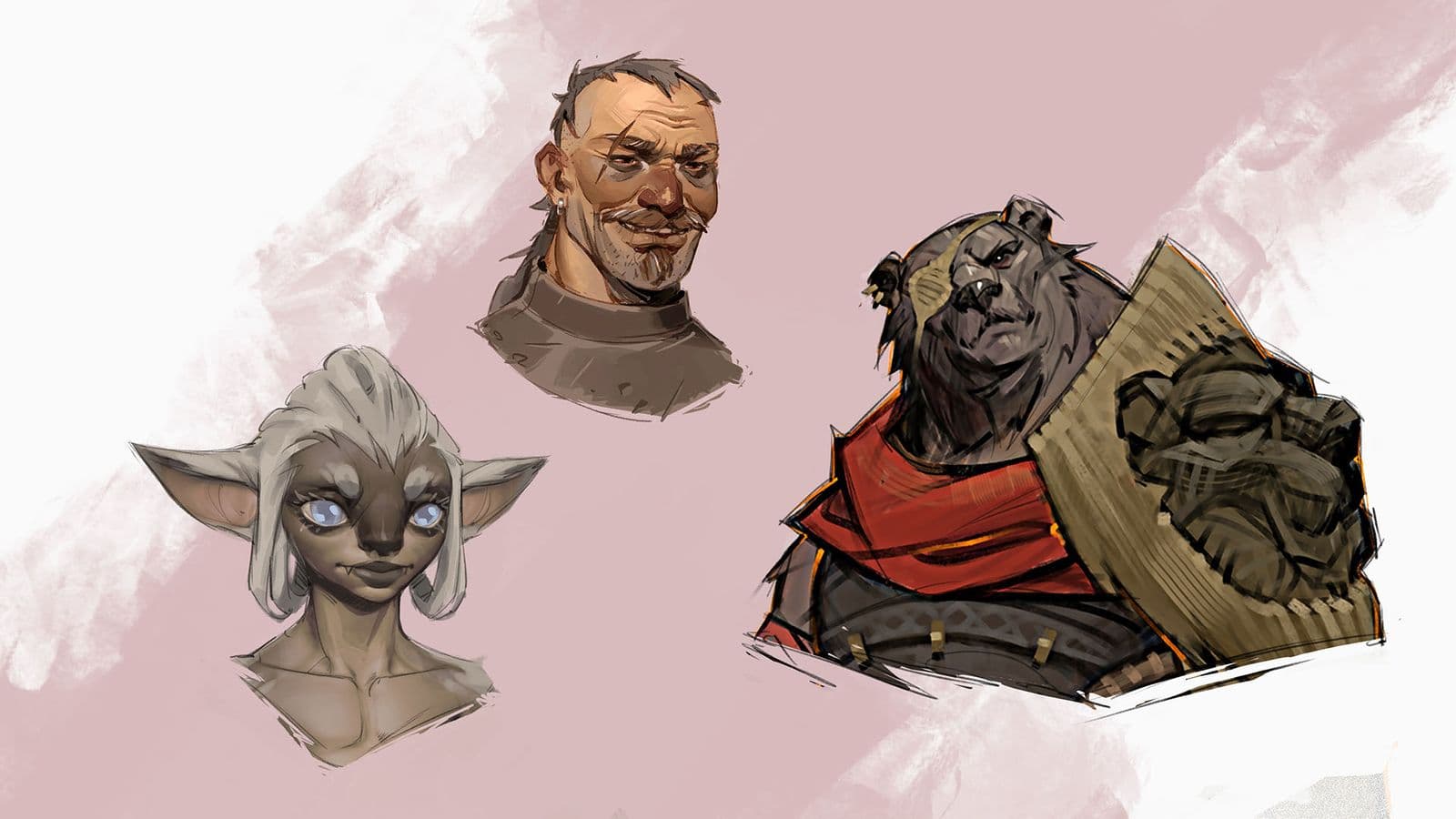 Guild Wars 3 species skatch
