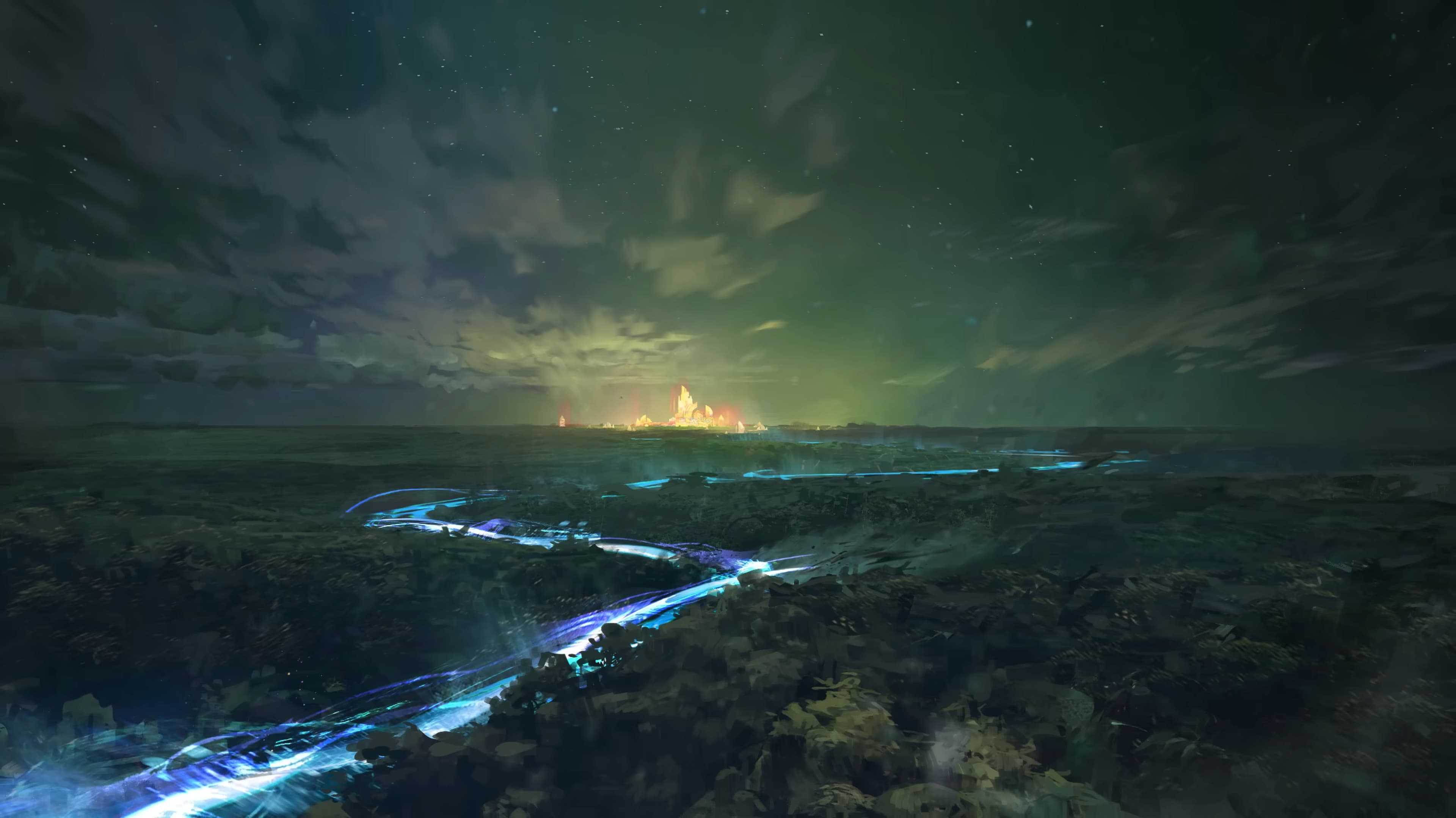 concept art of the forst before arah